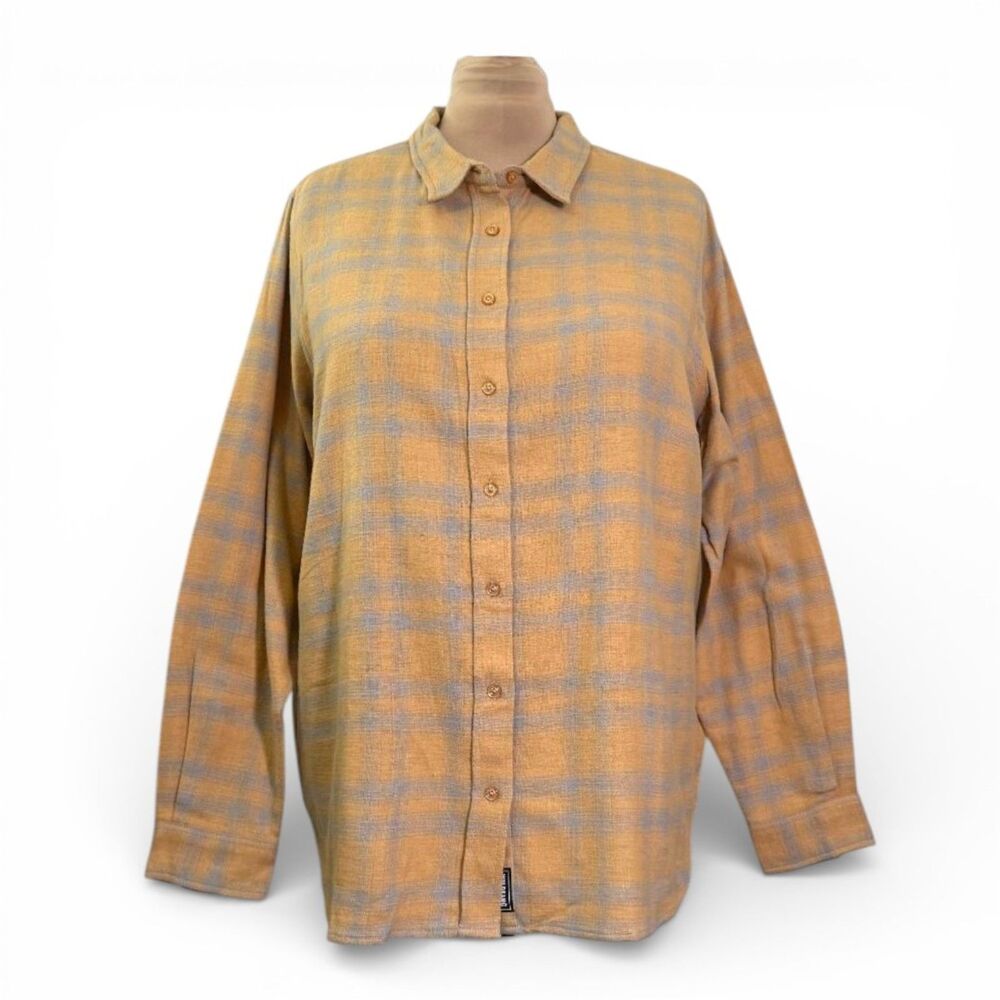 WILDFANG The Essential Long Sleeve Button Up, NEW! Size 1X